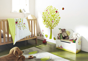 nursery room custom personalized wall graphics